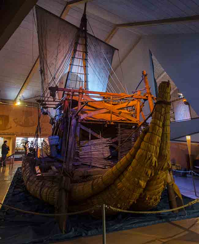 100 - Noruega - Oslo - museo Kon-Tiki - balsa Ra II